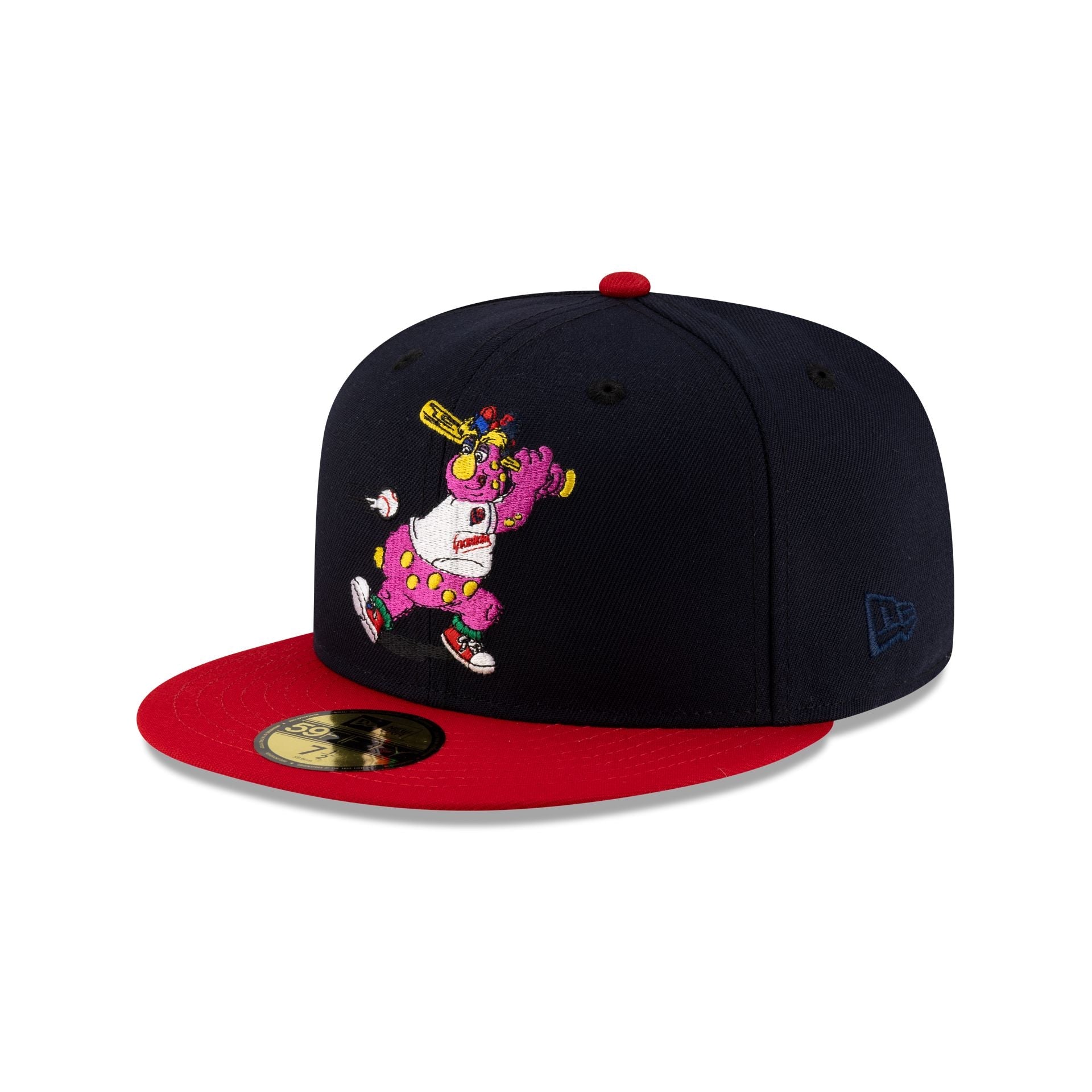 Cleveland Guardians Mascot Navy 59FIFTY Fitted Hat