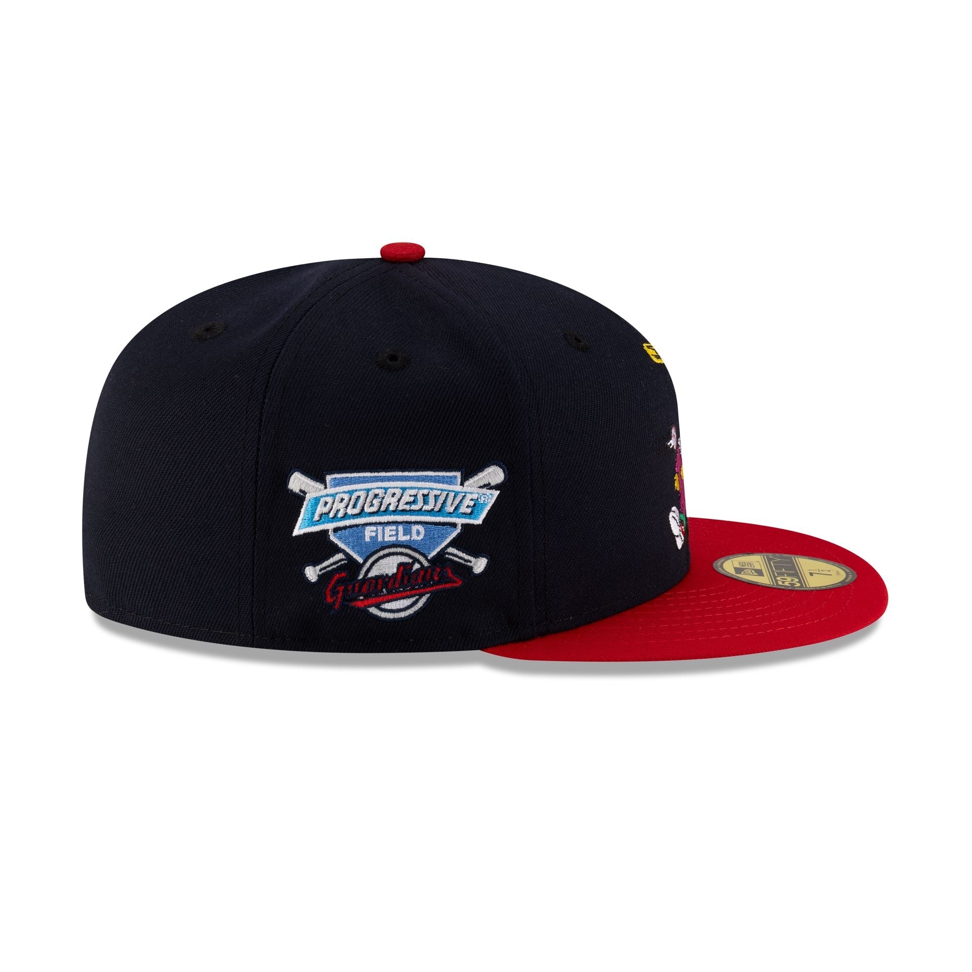 Cleveland Guardians Mascot Navy 59FIFTY Fitted Hat