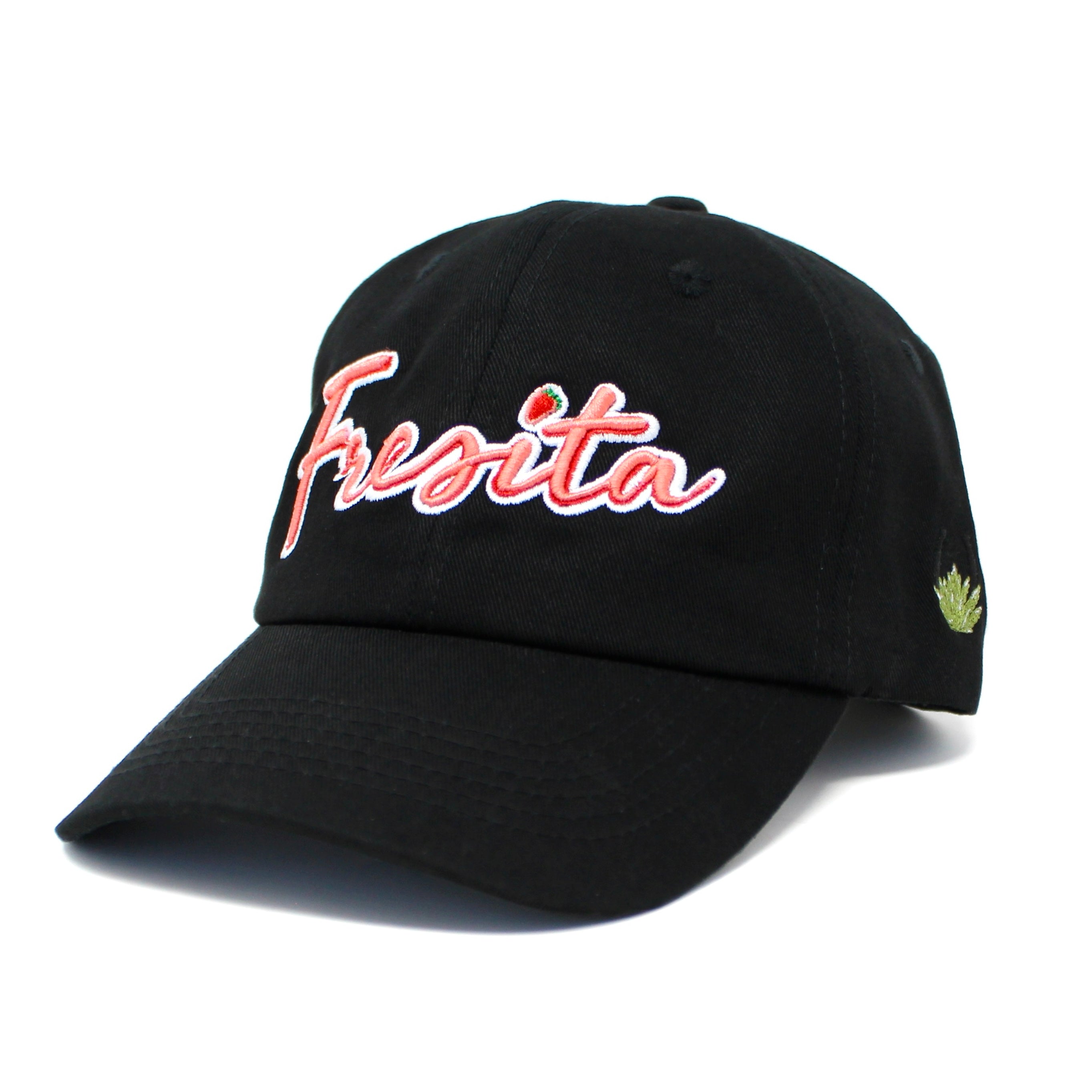 'Fresita' Soft Crown Cap - Black