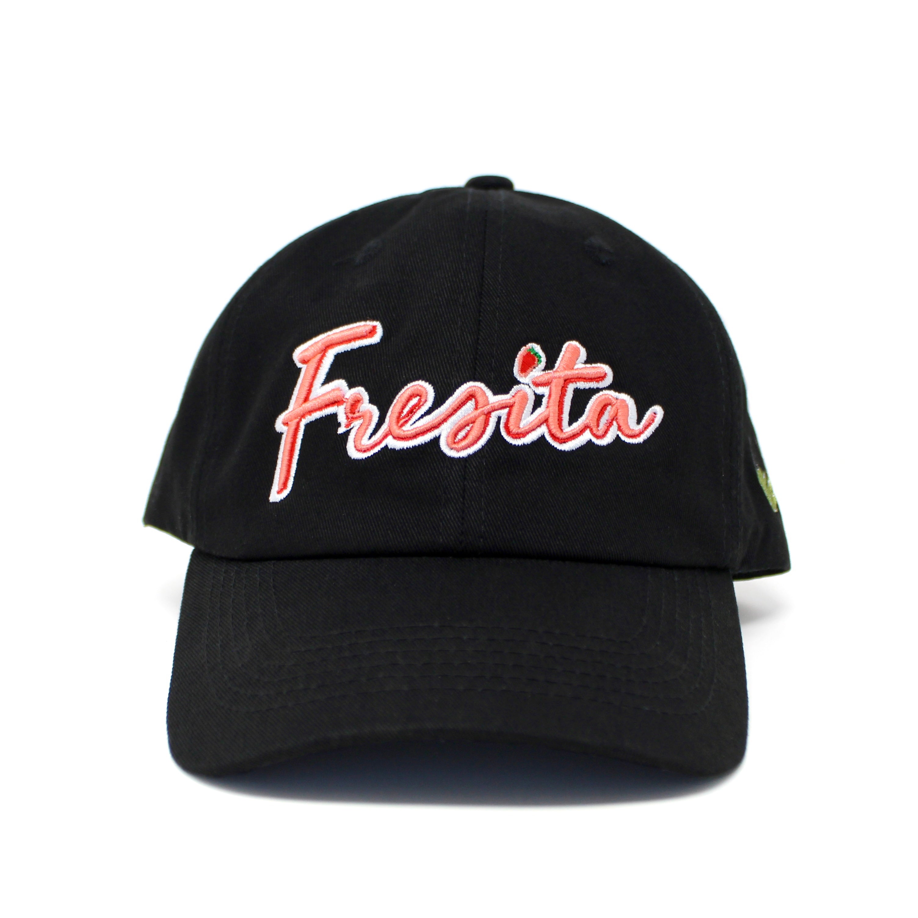 'Fresita' Soft Crown Cap - Black